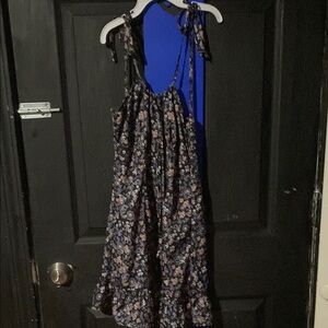 SHEIN Floral Dress - Black and Pink